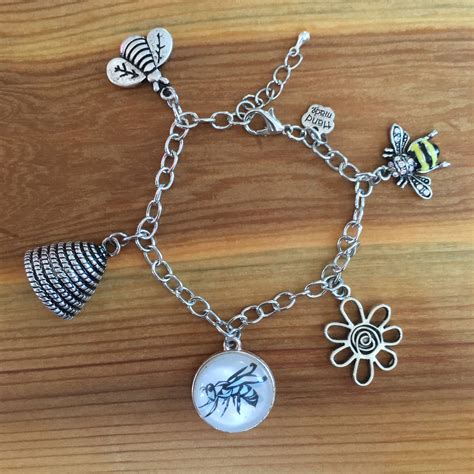 jewelry brand with bee logo|bee bracelets for sale.